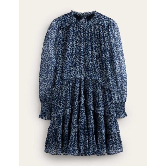 New Boden Ruffle Open Back Mini Dress - Picture 5 of 12